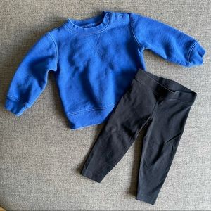 Primary 6-12 mo Sweatshirt and Pants Baby outfit